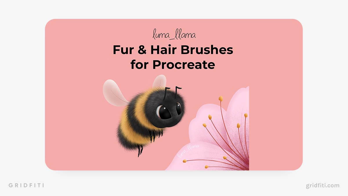 Fur & Hair Procreate Brushes
