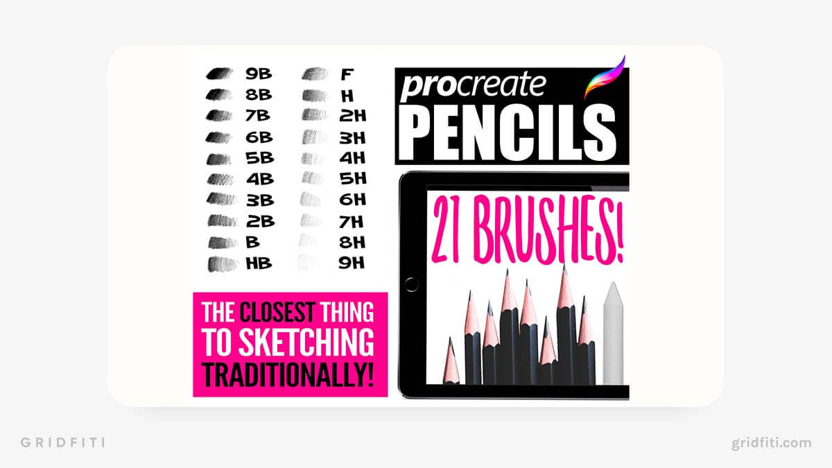 The Definitive Pencil Set for Procreate