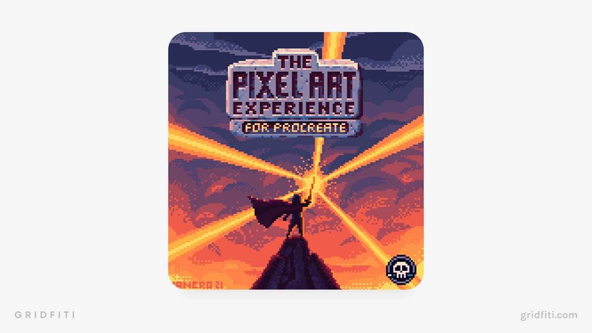 The Pixel Art Experience Brush Set for Procreate