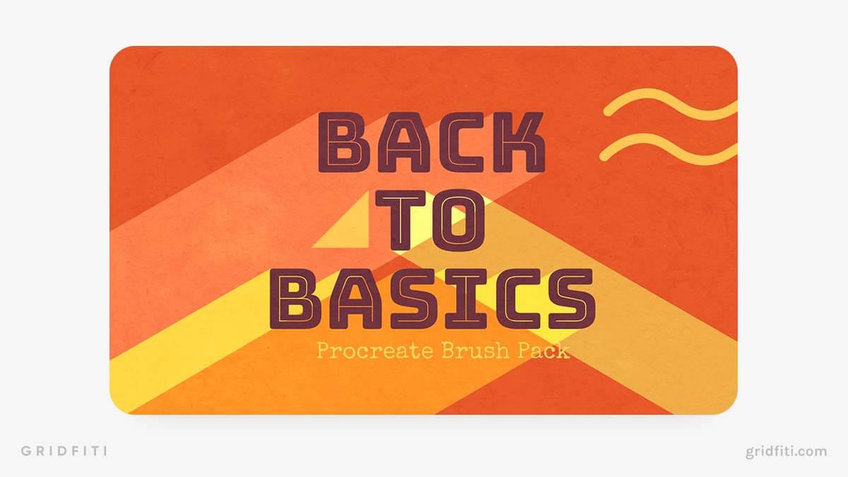 Basics Procreate Sketch Brush Pack
