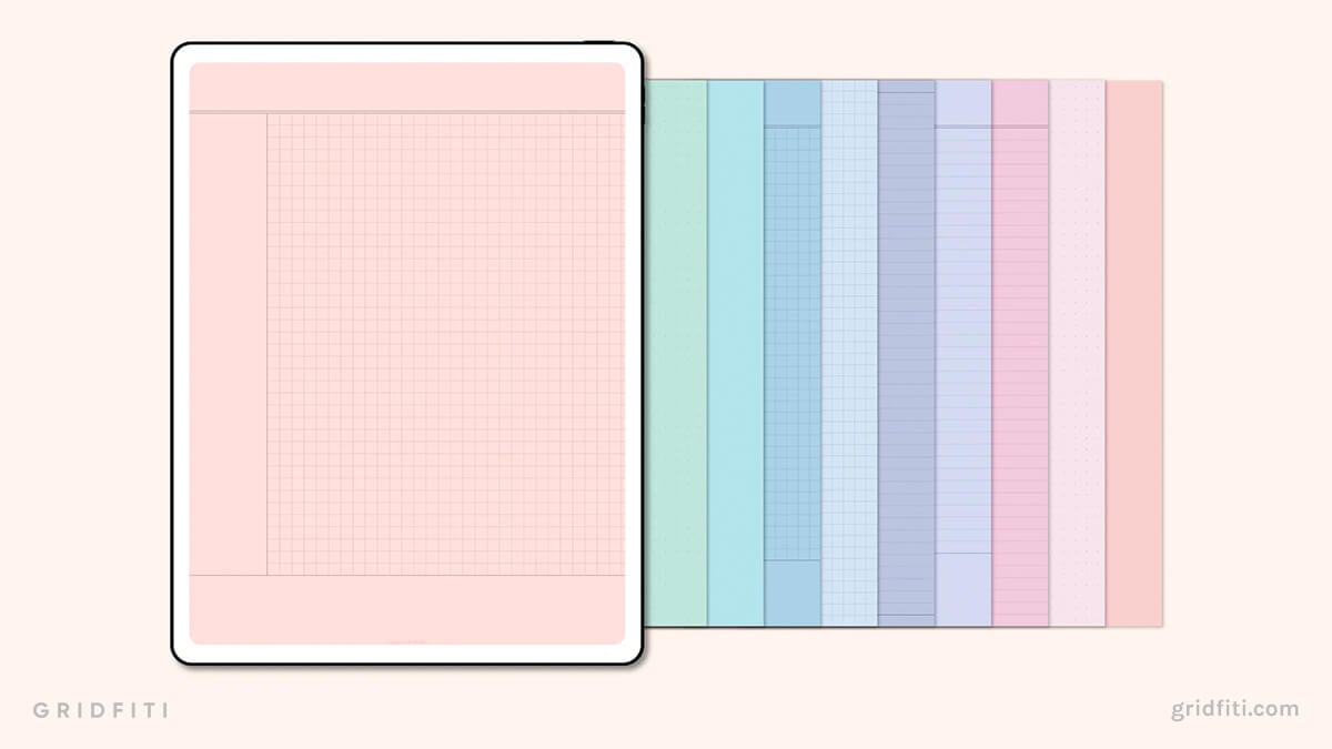 Pastel Aesthetic Note Taking Templates