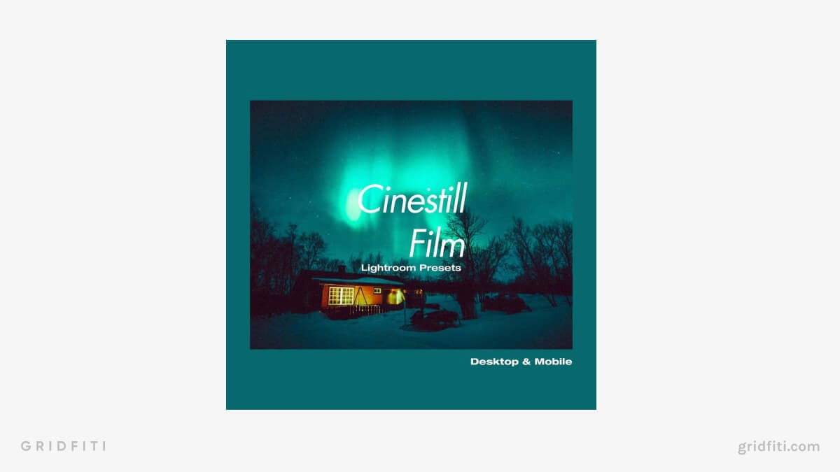 CineStill Film Stock Presets