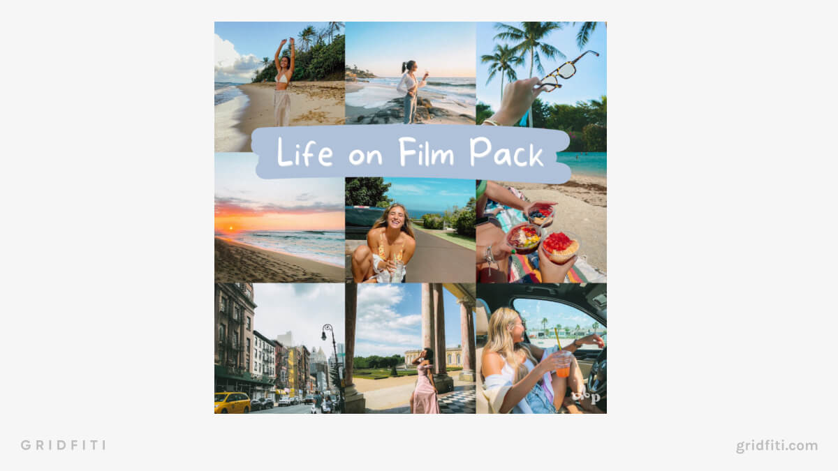 Life On Film Free Preset Pack
