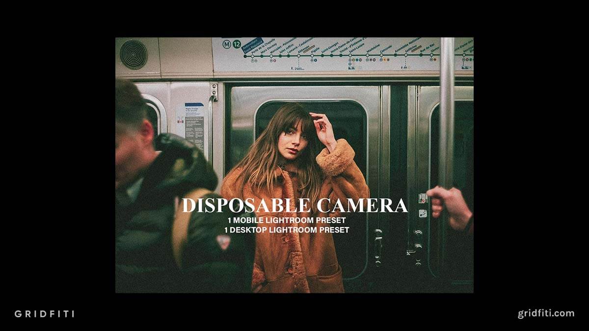 Disposable Camera Preset for Portraits