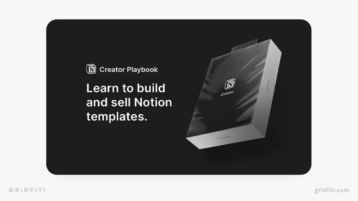 Notion Creator Playbook to Sell Templates