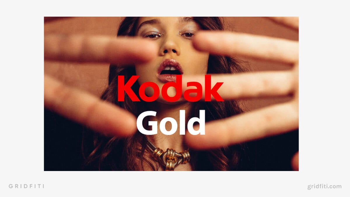 Kodak Gold Preset Pack