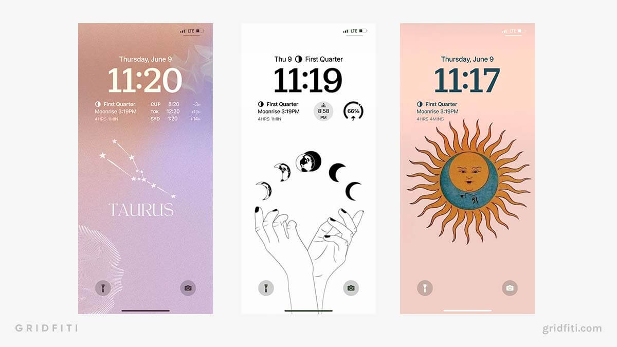 25+ Aesthetic Lock Screen Ideas for iOS 17 (Wallpapers & Widgets)