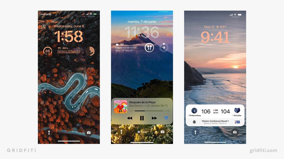 Landscapes & Nature Lock Screen for iPhone