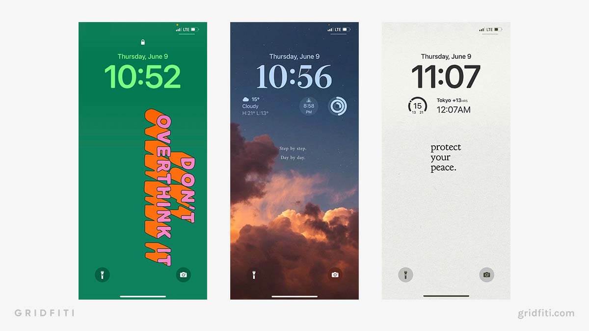 25+ Aesthetic Lock Screen Ideas for iOS 18 (Wallpapers & Widgets)