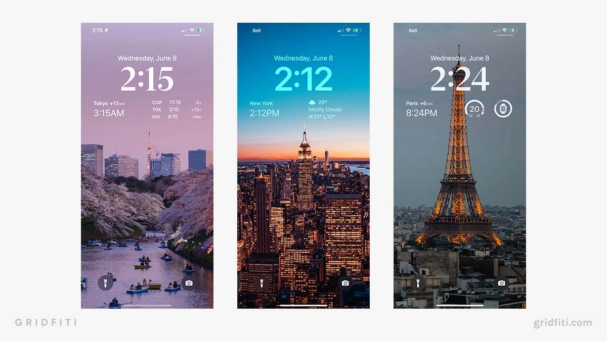 Travel Lock Screen Ideas for iOS