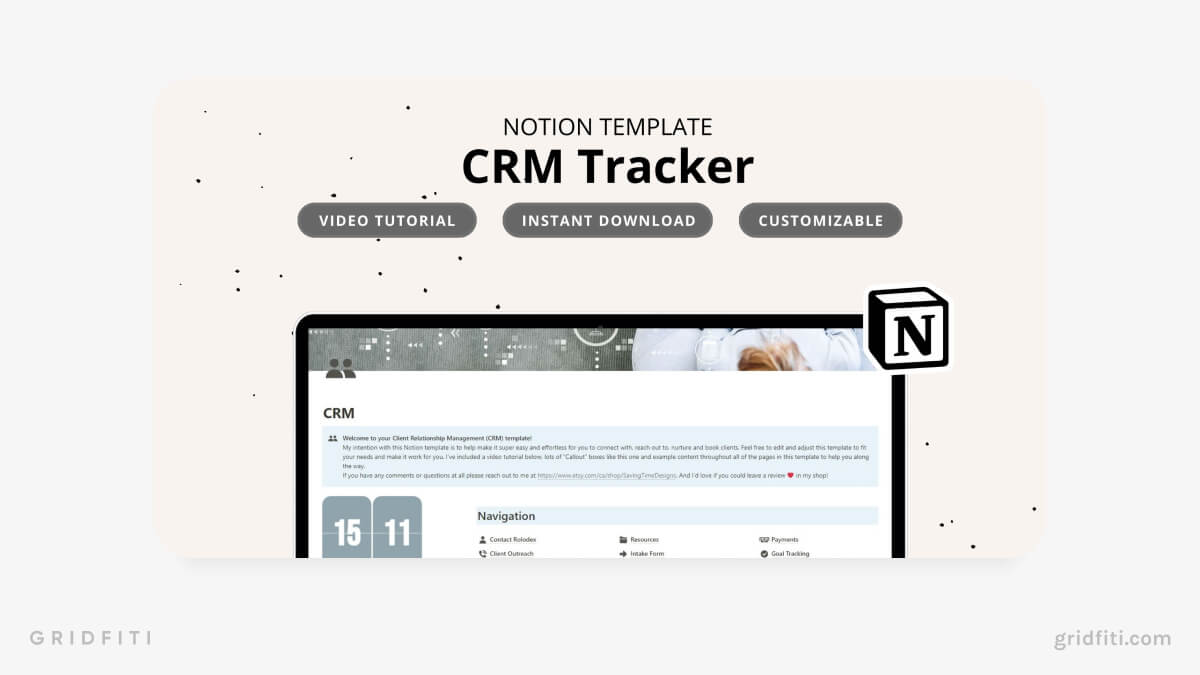 CRM Tracker Dashboard