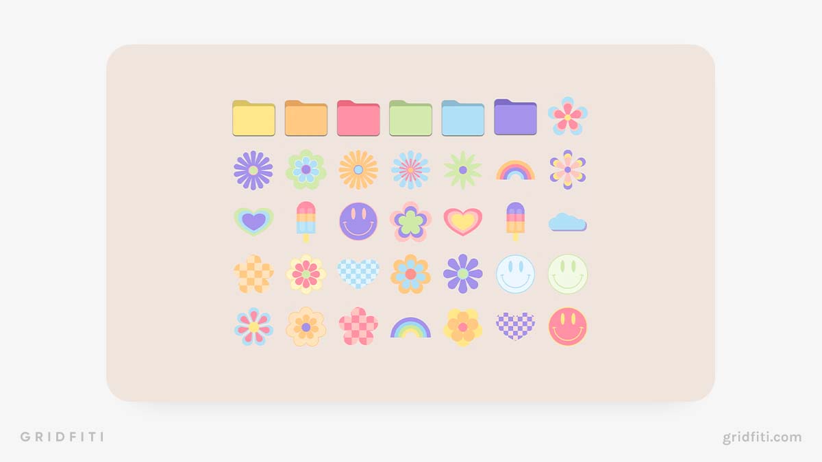 aesthetic icons for shortcuts