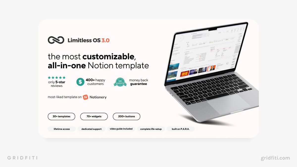 Minimal Notion Life Design OS Template