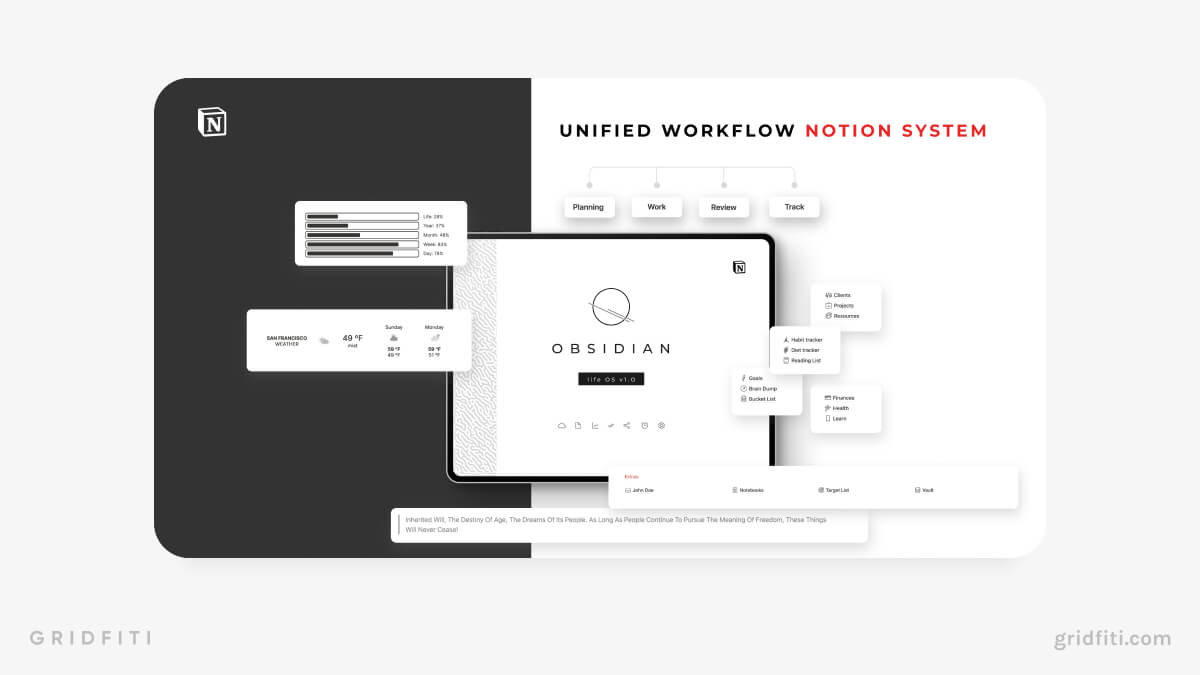 Notion Life Operating System Template