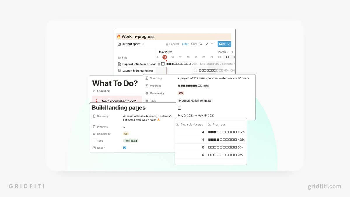 Notion Project Management Dashboard Template