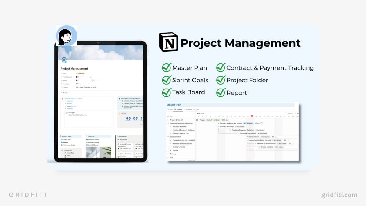 Project Management Notion Template