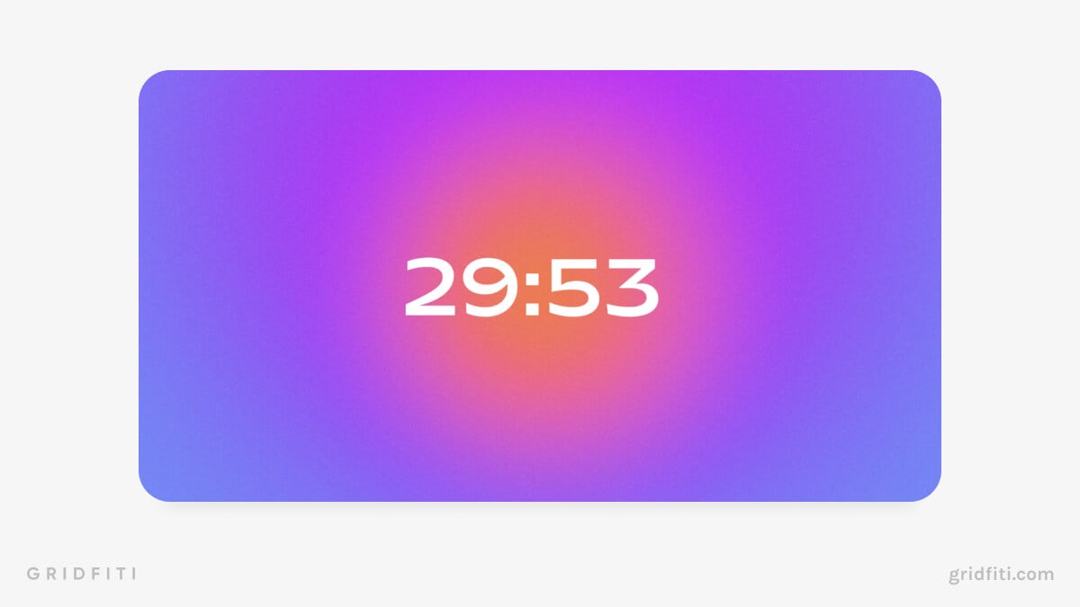 Aesthetic YouTube Timer Screensavers