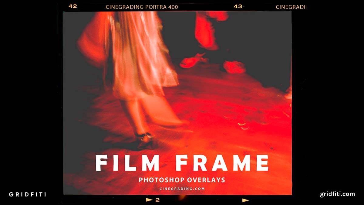 Film Frame Photoshop Overlays