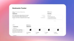 Notion Bookmarks Templates