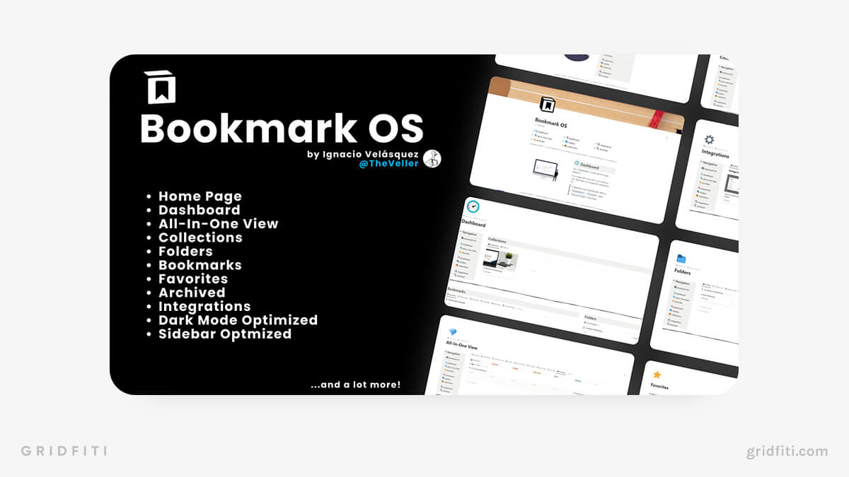 Notion Bookmark OS