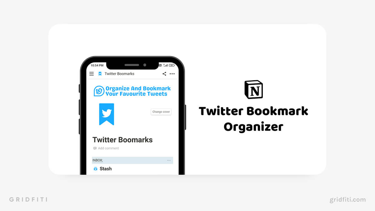 Simple Notion Twitter Bookmarks Template
