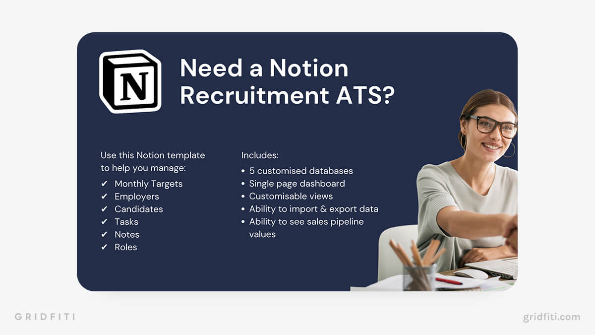 Notion Applicant Tracking System Template