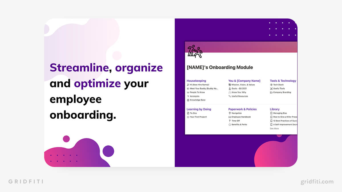 Notion Employee Onboarding OS