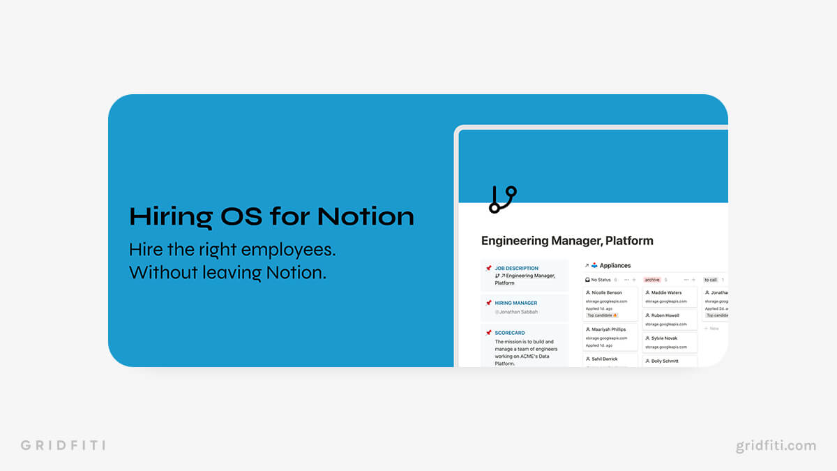 Notion Hiring Template