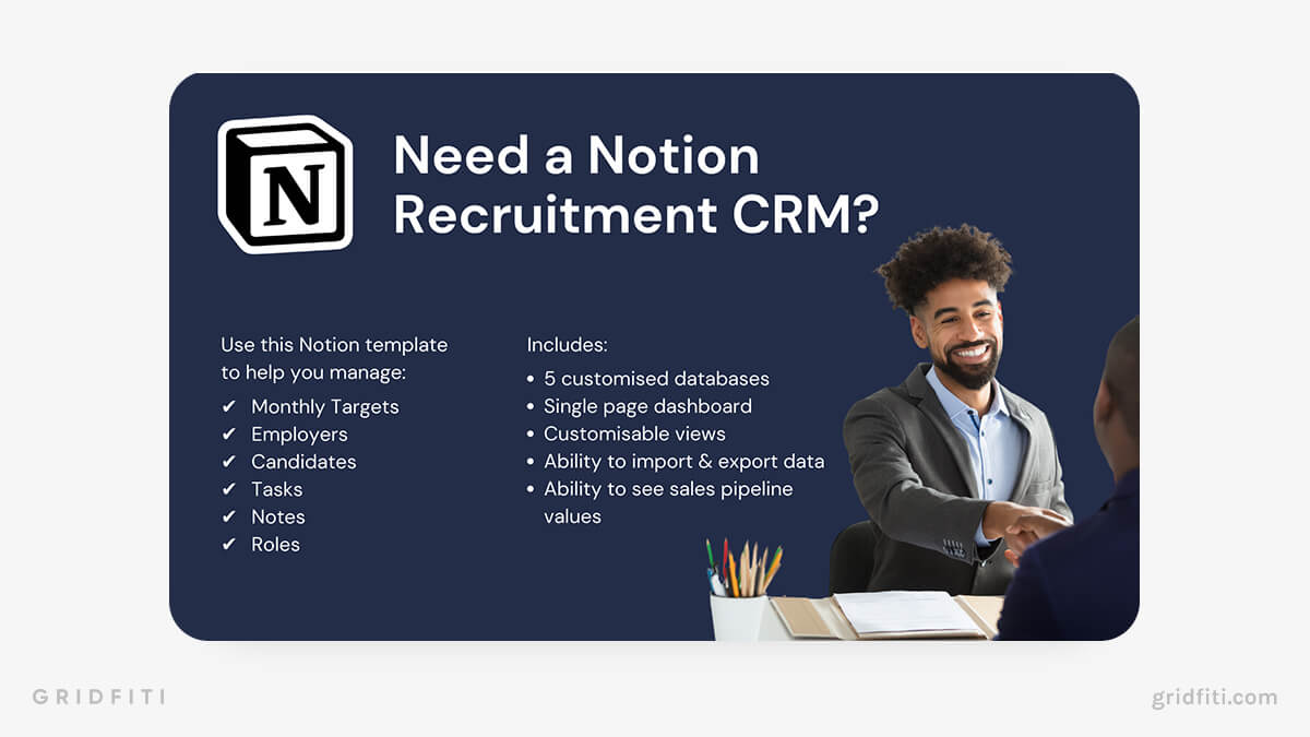 Notion Recruitment CRM Template