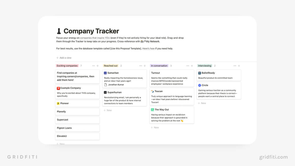 Notion Career Operating System Template