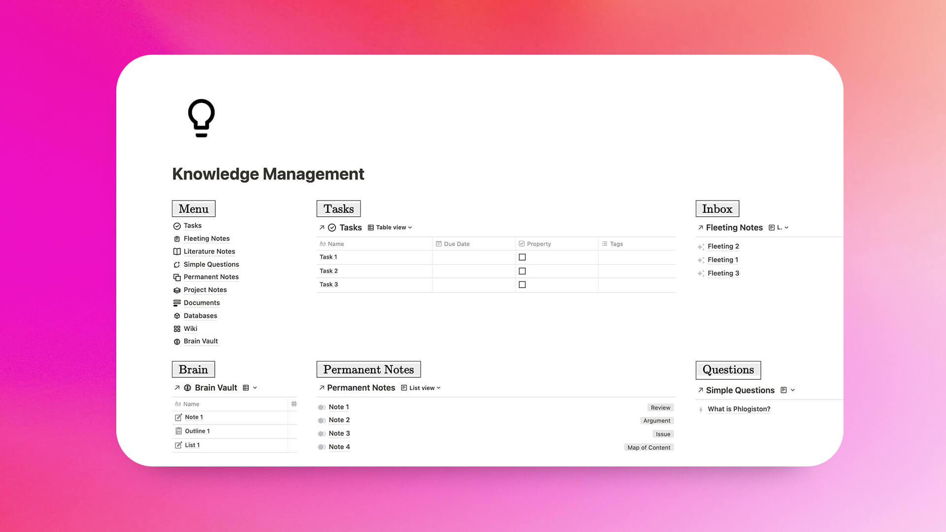 10+ Notion Knowledge Management Templates to Store Valuable Ideas