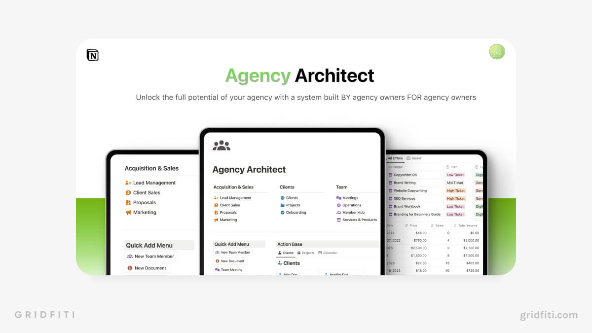 Notion Agency Architect