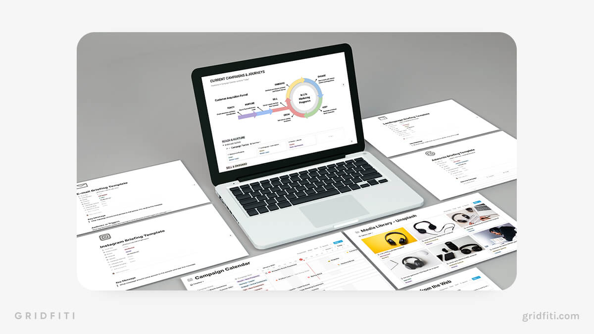 10  Notion Marketing Templates for Strategy Planning More Gridfiti