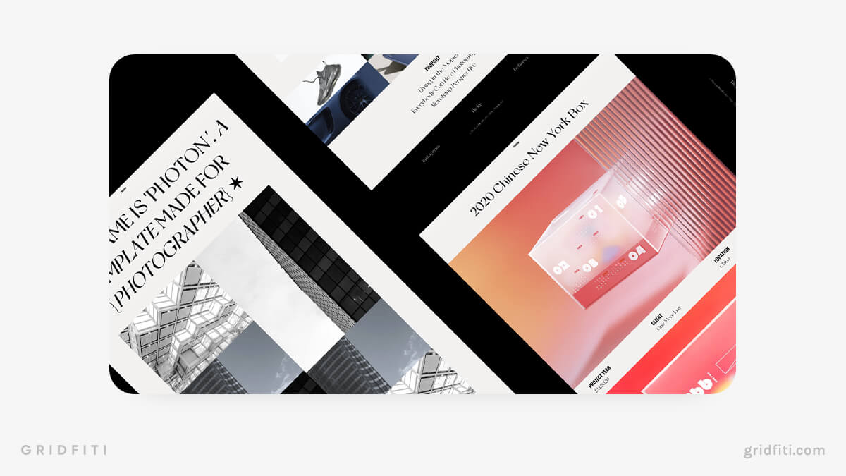 Notion Photography Portfolio Website Templates