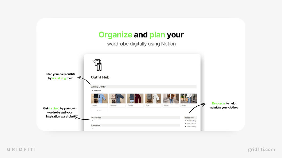 How I Used Notion to Catalog My Closet