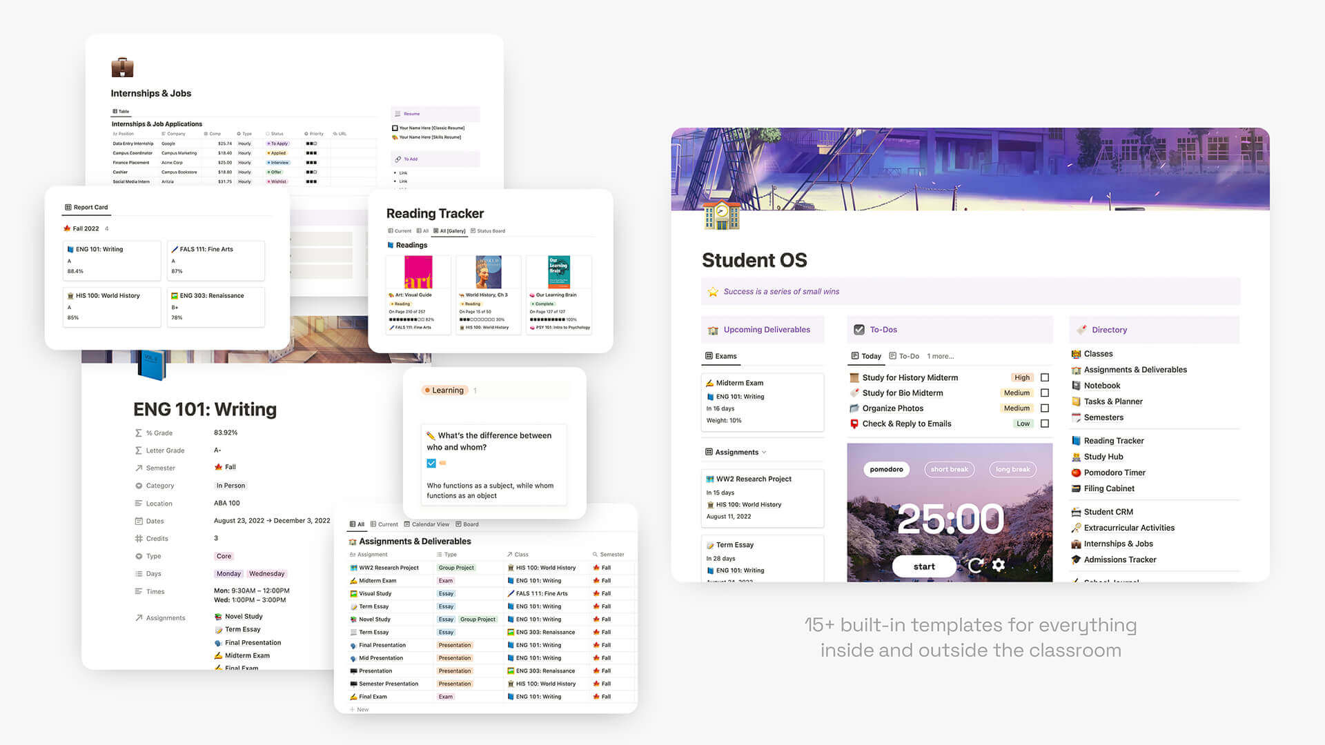 Notion Templates for Medical Students