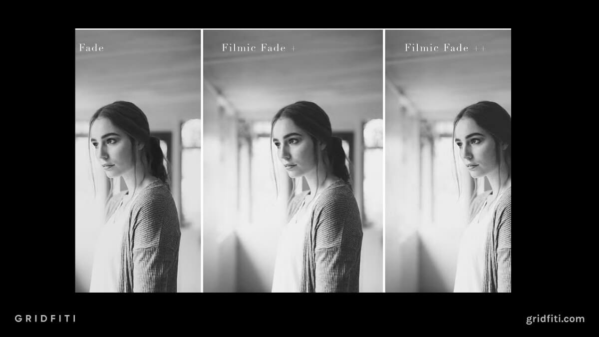 B&W Fade Lightroom Preset Collection