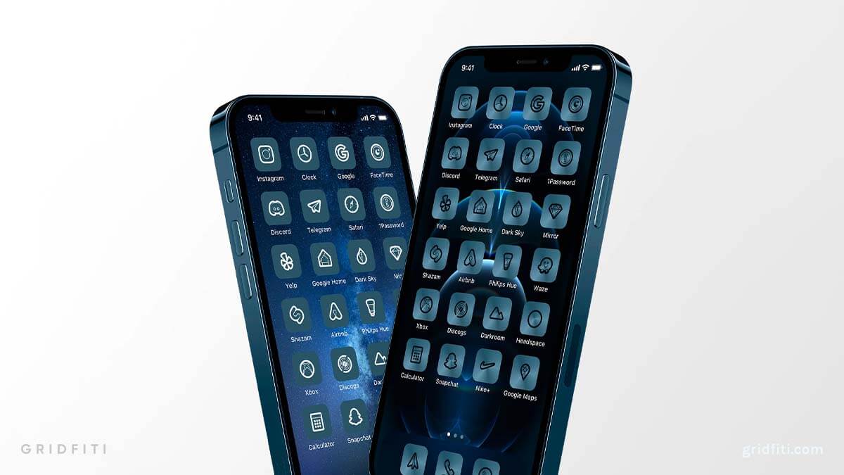 Pacific Blue App Icons Pack
