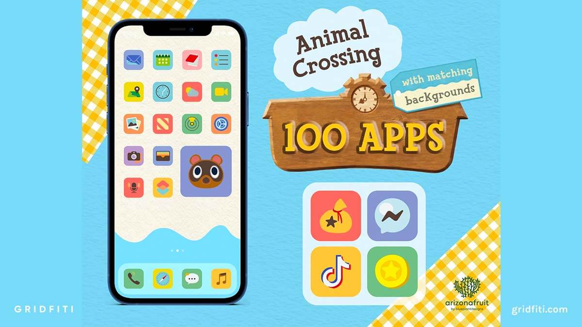 Cute Animal Crossing App Icons