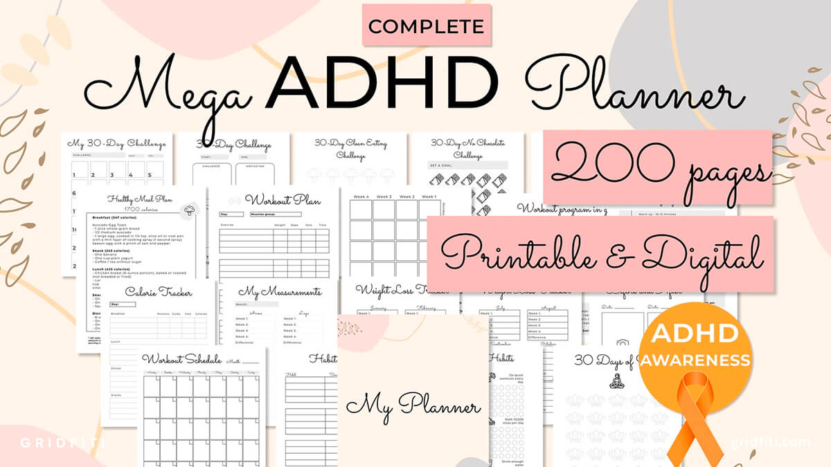 GoodNotes ADHD Planner for Students