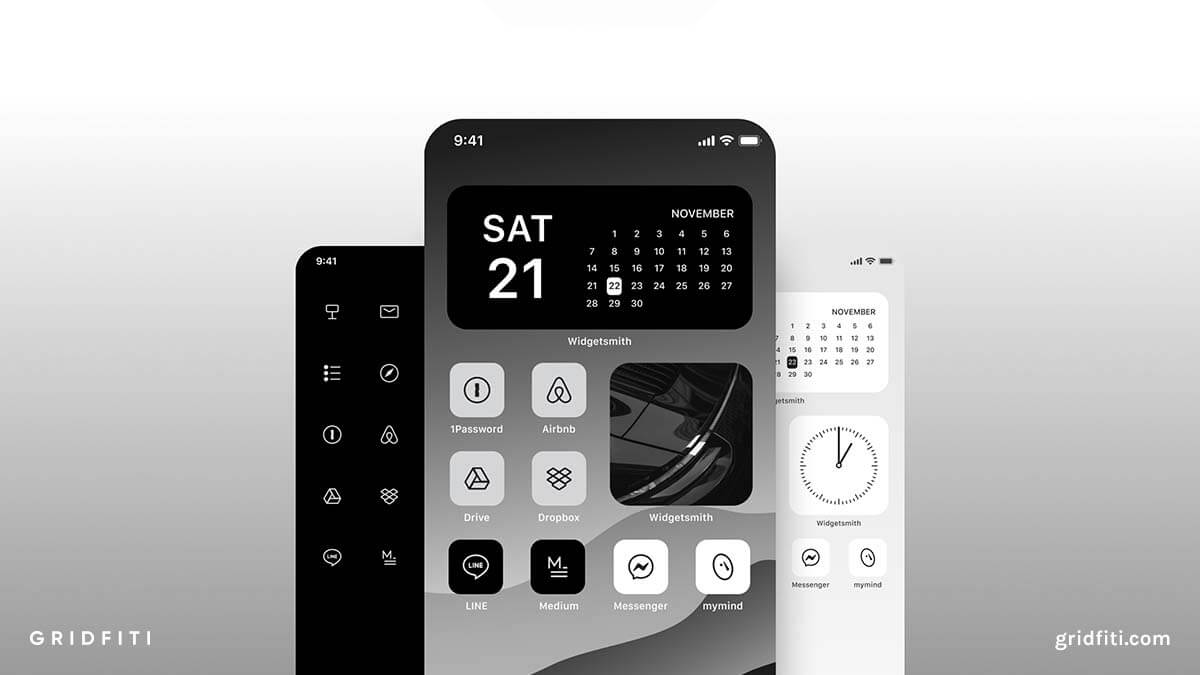 Monos Gray App Icons