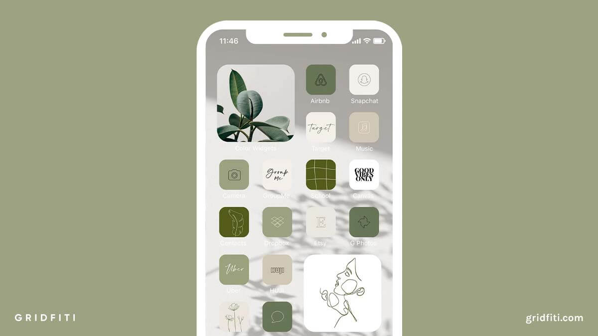 18 Green App Icon Packs for iOS 17 (iPhone & iPad) | Gridfiti