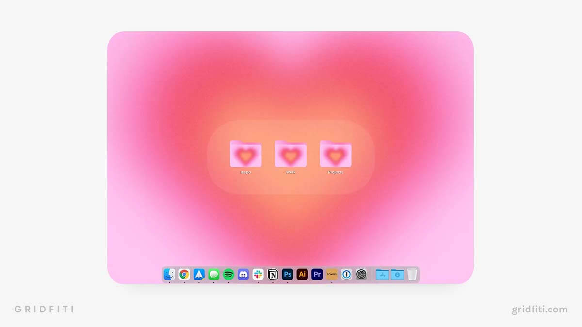 Aesthetic Mac Desktop & Folder Icons