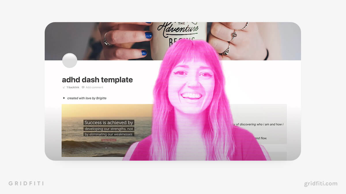 Notion ADHD Dashboard Template