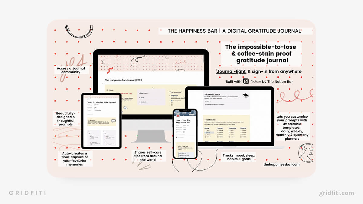 Notion Mental Health Journal Template