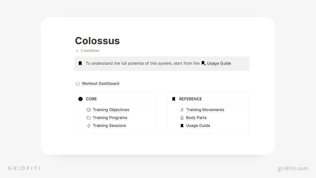 8 Notion Health Templates for Your Physical Mental Wellbeing Gridfiti