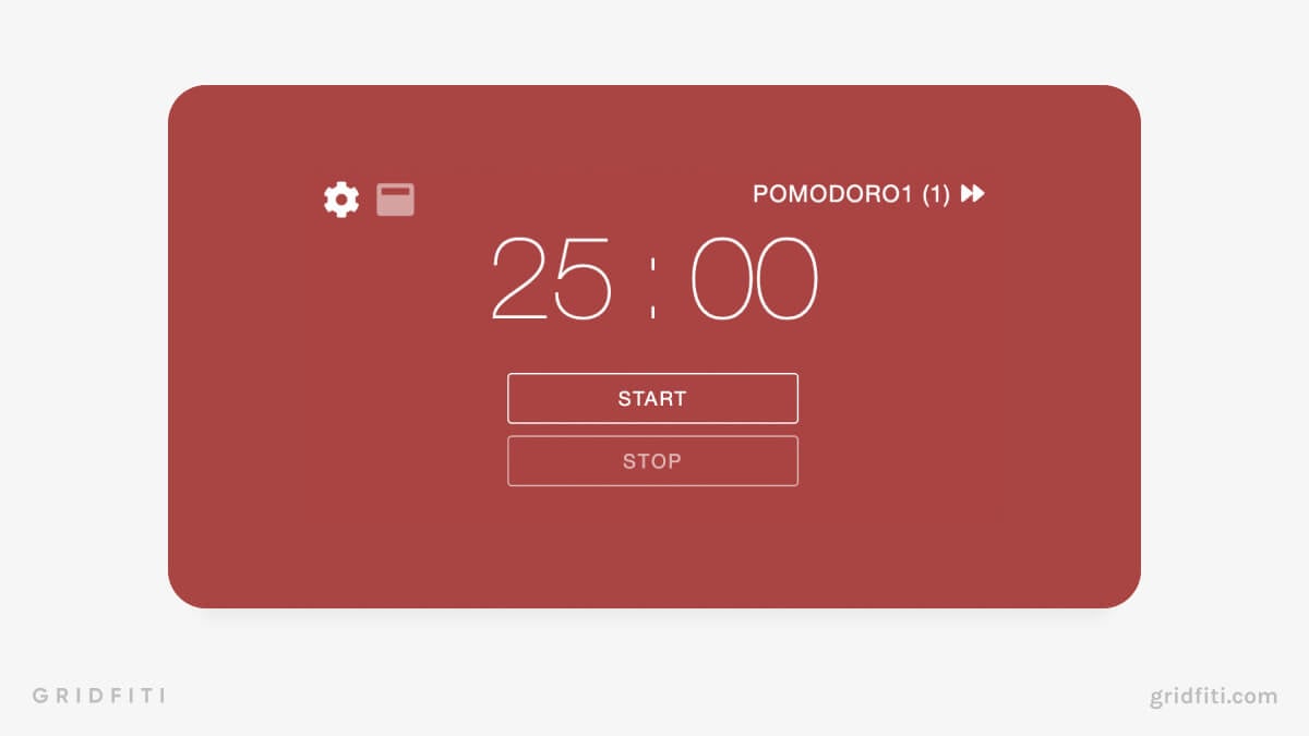 Notion Pomodoro Tracker Widget