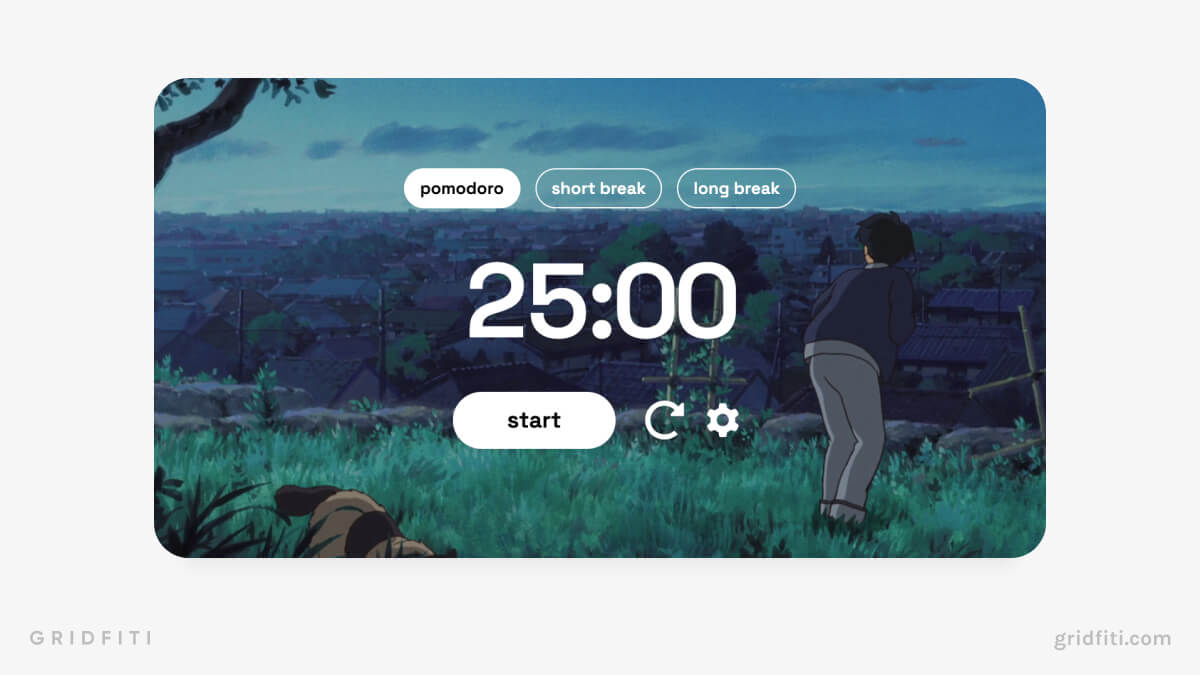 StudyWithMe Aesthetic Notion Pomodoro Widget