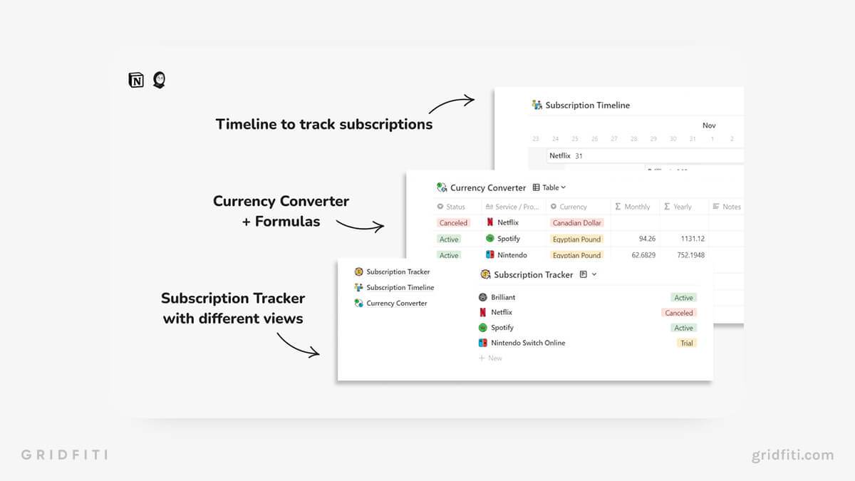 The Notion Ultimate Subscription Manager