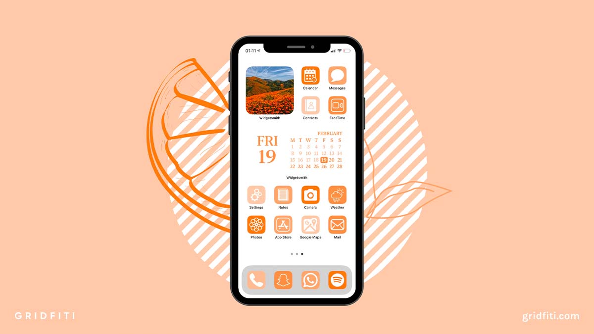 Light Orange App Icons